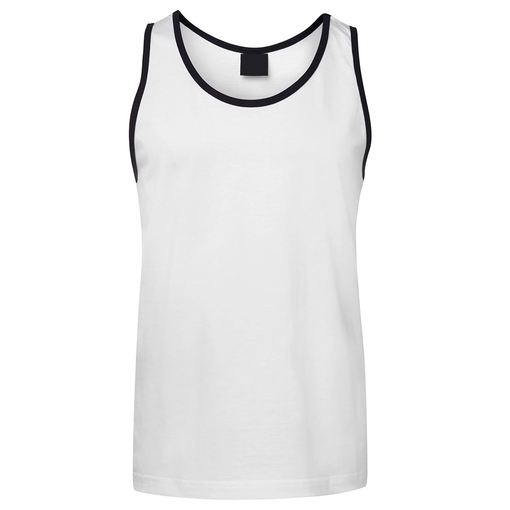 Denver Hayes Men's 2-Pack Classic Athletic Tank Top - White